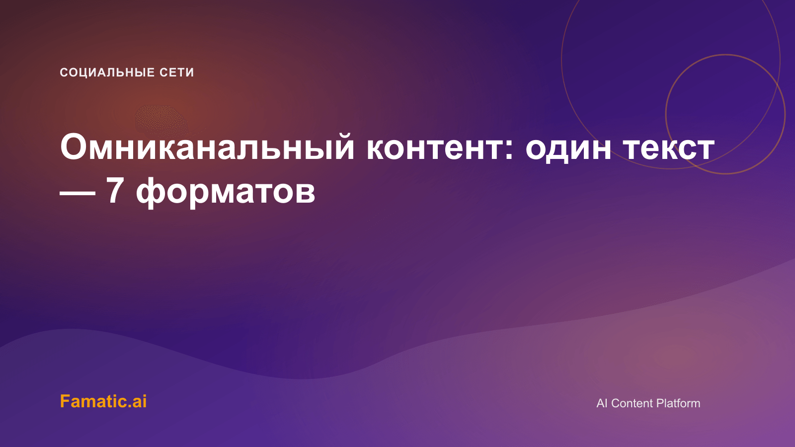 Обложка для статьи: Омниканальный контент: один текст — 7 форматов